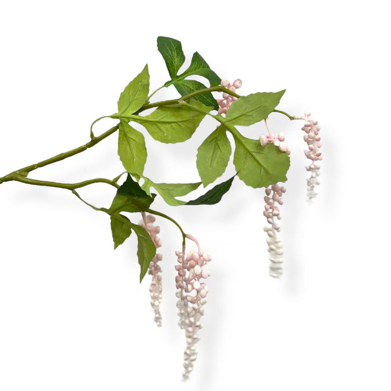 Phytolacca americana light pink-02 | Zijden kunstbloem | Lengte  65cm   1pcs