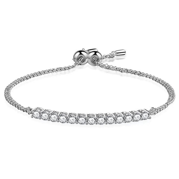 Chique Moissanite Stone Smile armband