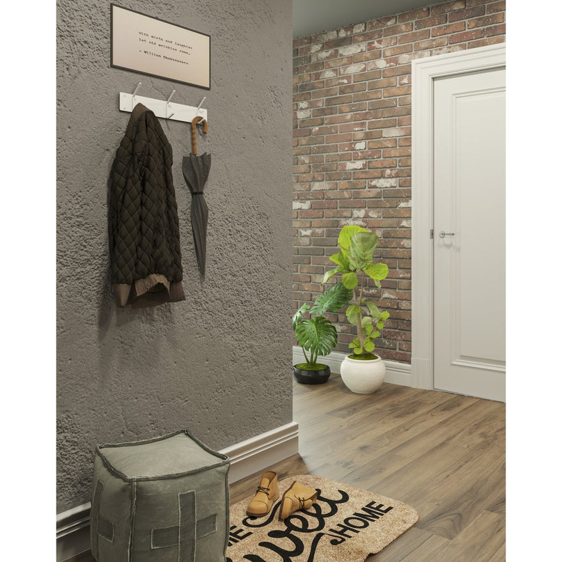 Gorillz Mystiek Three - Industriële - Wandkapstok - Muur Kapstok - Wit