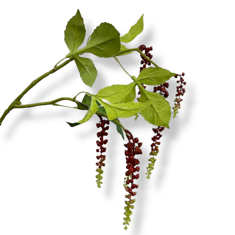 Phytolacca americana red-03 | Zijden kunstbloem | Lengte  65cm   1pcs