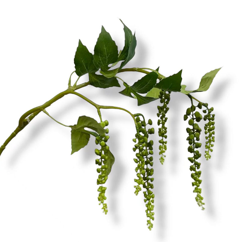 Phytolacca americana  deep purple -04 | Zijden kunstbloem | Lengte  65cm   1pcs Copy