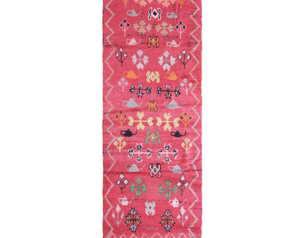 Vintage tribaal Berber halkleed 87 x 275 cm