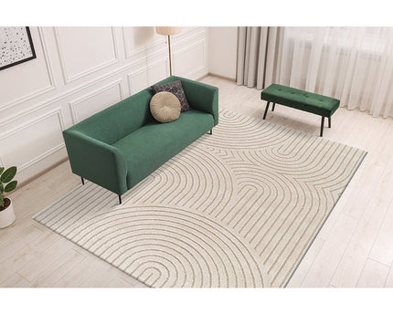 Tapijt met zacht en comfortabel groove relief effect