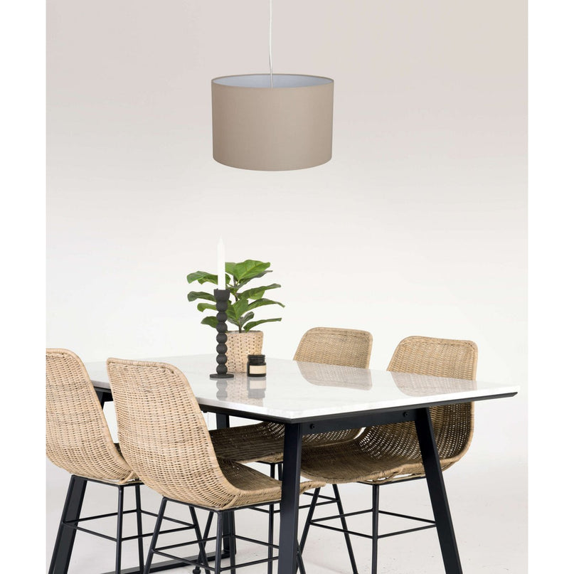 Hanger lamp "tom" d: 30 cm bruin