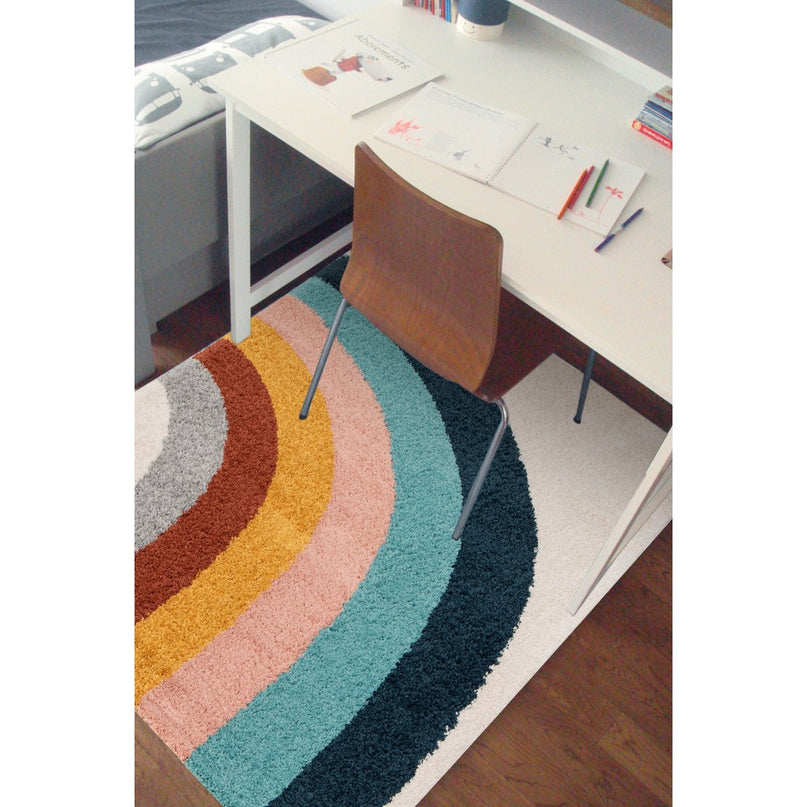 Dik en comfortabel kindervloerkleed COLORS