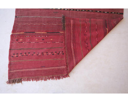 Zuiver wollen Marokkaans Kelim Berber tapijt 157 x 217 cm
