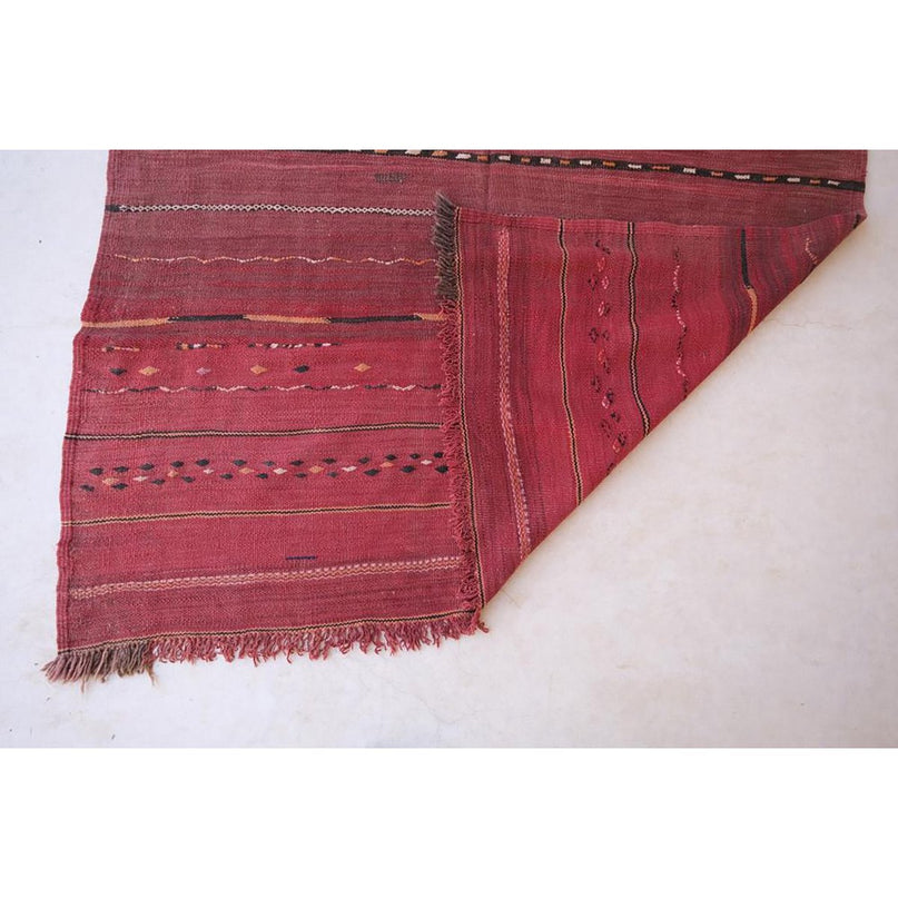 Zuiver wollen Marokkaans Kelim Berber tapijt 157 x 217 cm