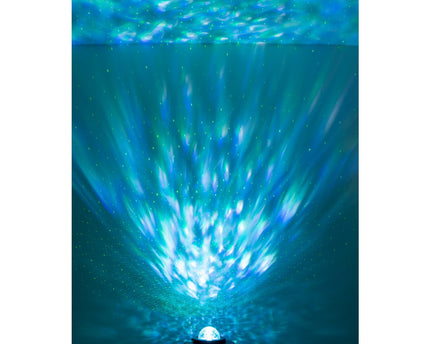Atmosferische Galaxy LED -projector, decoratieve verlichting gemaakt van plastic, kleurrijke, geïntegreerde LED, voor binnen