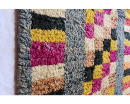 Zuiver wollen Marokkaans Berber halkleed 71 x 413 cm