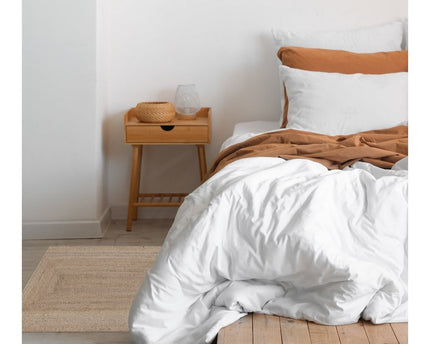 Handgemaakte designermat in Indira Jute