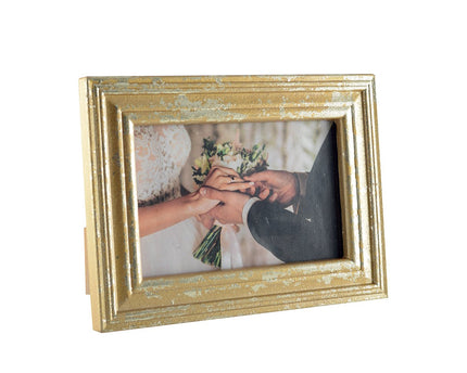 Verical gouden frame 10x15 cm