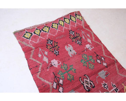 Vintage tribaal Berber halkleed 87 x 275 cm