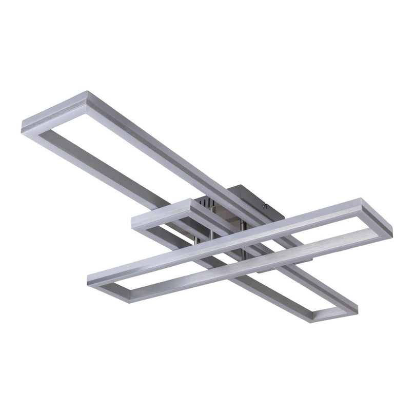 LED CCT-plafondlamp + RGB-backlight "Bantry" met veel functies, 95 cm lang, inclusief afstandsbediening