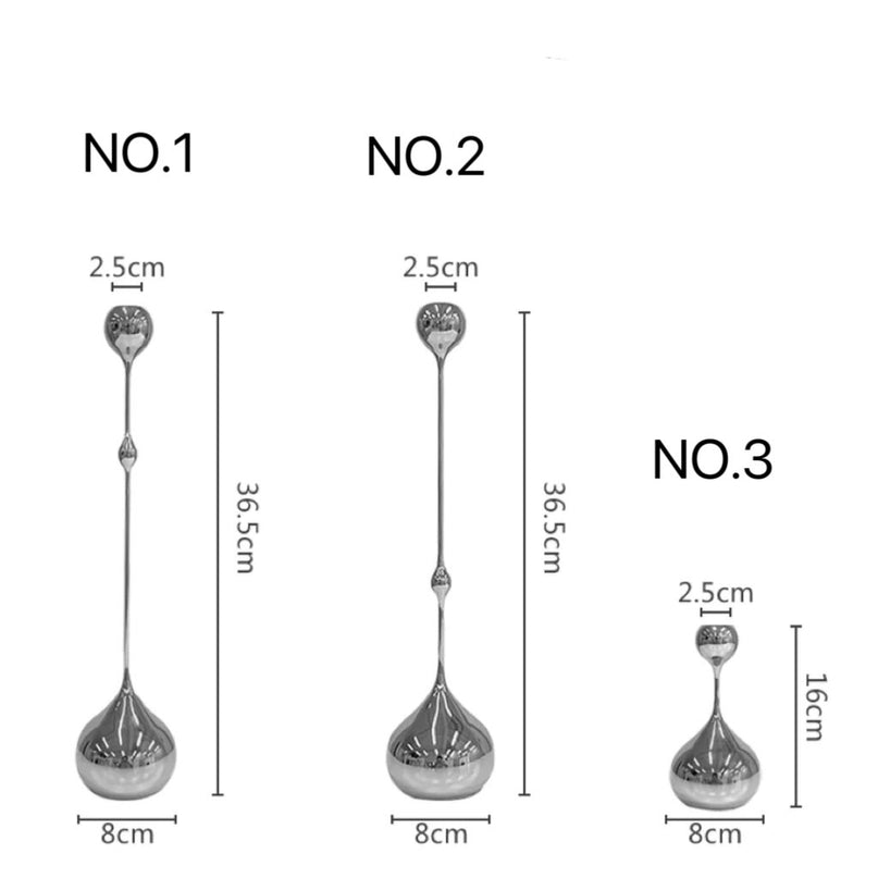 Olivarez 3-delige ijzeren kandelaarset