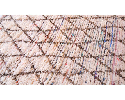 Zuiver wollen Marokkaans Berber-tapijt 103 x 230 cm