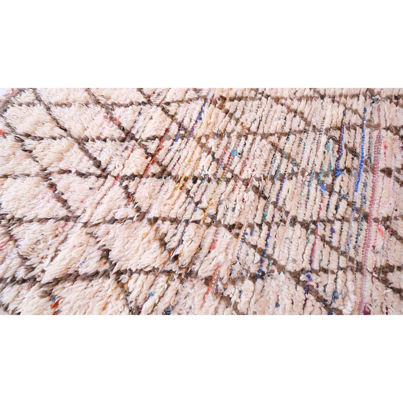 Zuiver wollen Marokkaans Berber-tapijt 103 x 230 cm