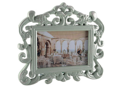 Horizontaal groen frame om 10x15 cm op te hangen