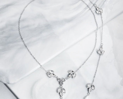 Bridal Back ketting voor de bruiloft