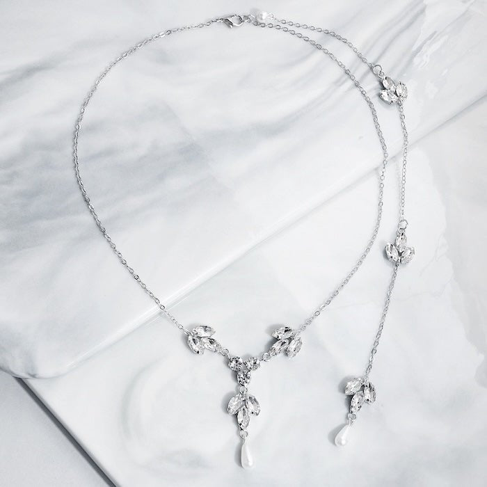 Bridal Back ketting voor de bruiloft