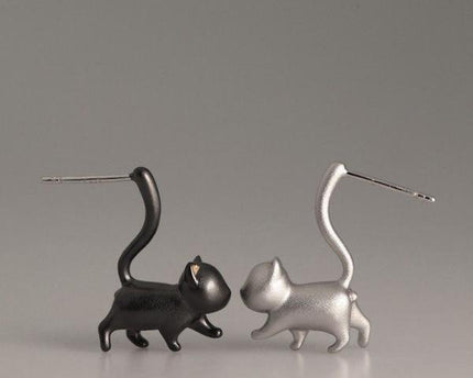 Cute Cat Design Speelse oorbellen
