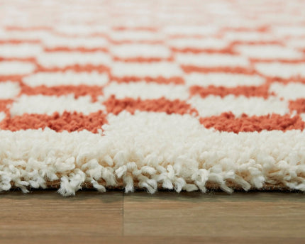 Tapis à poil haut doux en comfortabele CHECKERS