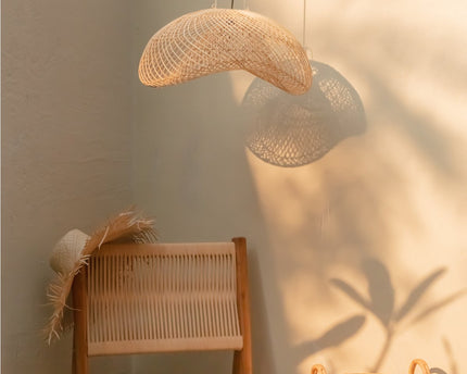 Rotanlamp | Lampenkap PADMA (2 maten)