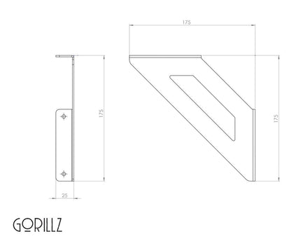Gorillz Hower - Zwart