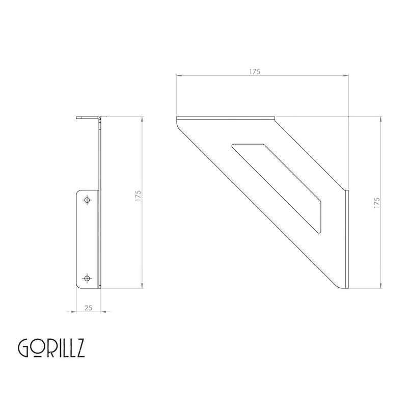 Gorillz Hower - Zwart