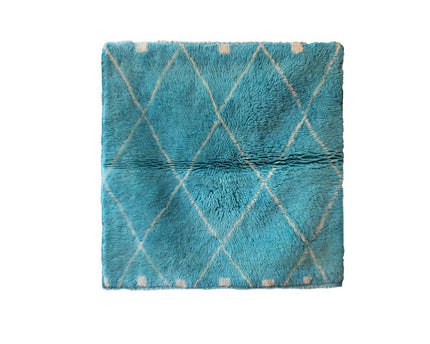 Zuiver wollen Marokkaans Berberkleed 120 x 123 cm