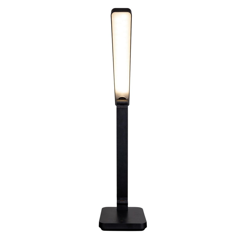 LED -tafellamp "Mover" zwart, metaal en plastic, 38 cm hoog, opladen, dimpelbaar, CCT -kleurwisselaar