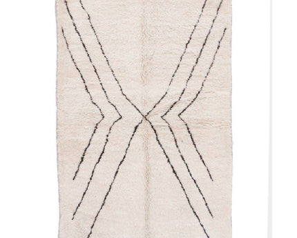 Zuiver wollen Marokkaans Berber-tapijt 157 x 247 cm