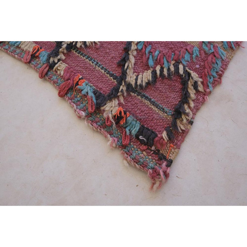 Zuiver wollen Marokkaans Kelim Berber tapijt 144 x 240 cm