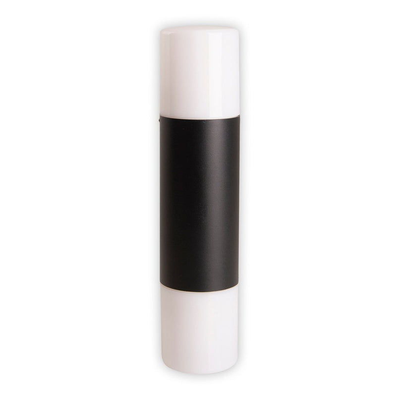 Buiten wandlamp "Torcia" 32 cm hoog gemaakt van metaal en plastic in zwart, E27