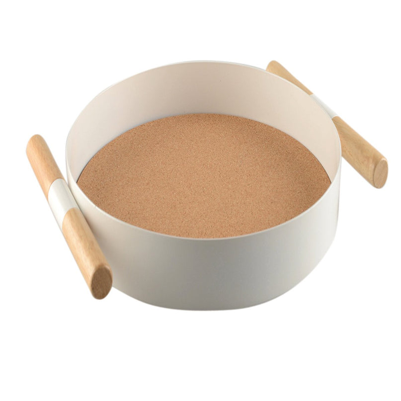 Witte ronde kurklade