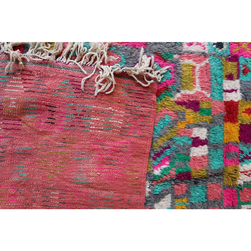 Zuiver wollen Marokkaans Berber-tapijt 139 x 247 cm