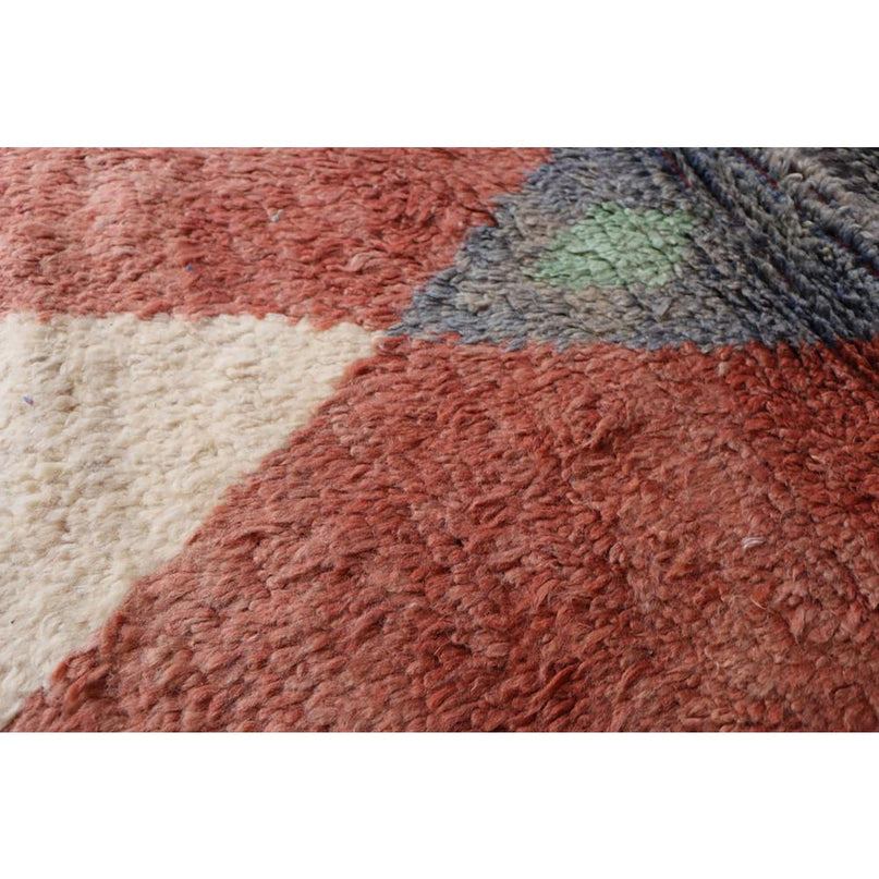 Zuiver wollen Marokkaans Berber halkleed 82 x 489 cm