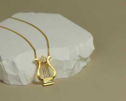 Egeïsche Zee - Minimalistische Griekse harpketting