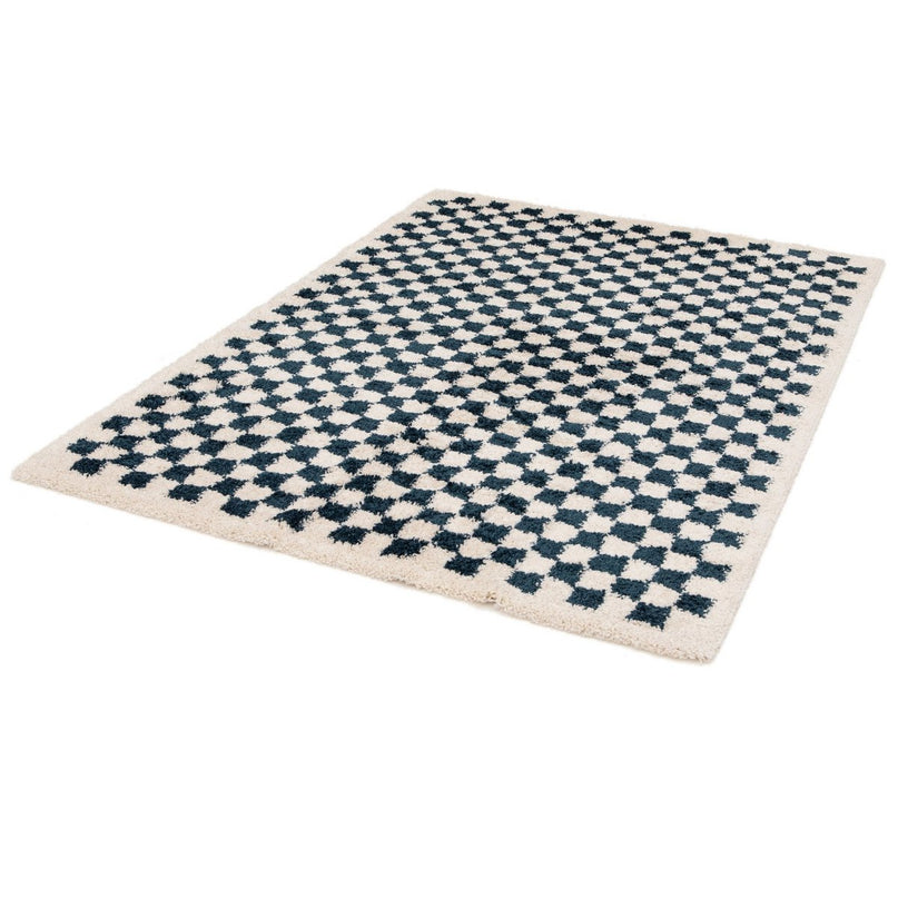 Tapis à poil haut doux en comfortabele CHECKERS