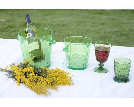Green Champagne Bucket 20.3x20.3x21.2cm