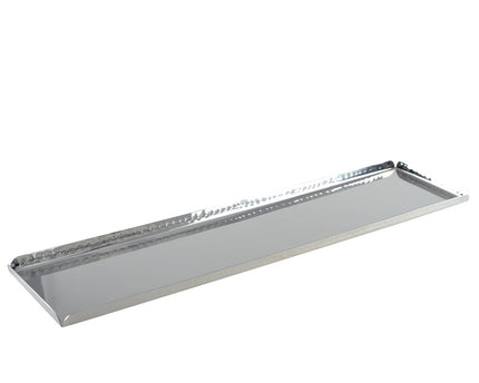 Gehamerd rechthoekige lade Mirror Effect 50x11.5x1.25cm