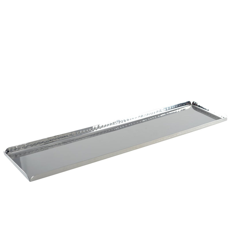 Gehamerd rechthoekige lade Mirror Effect 50x11.5x1.25cm