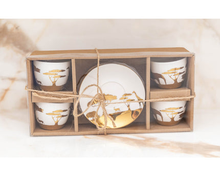 Dorée Savanne Coffee Cups and Subasses - veel van 4