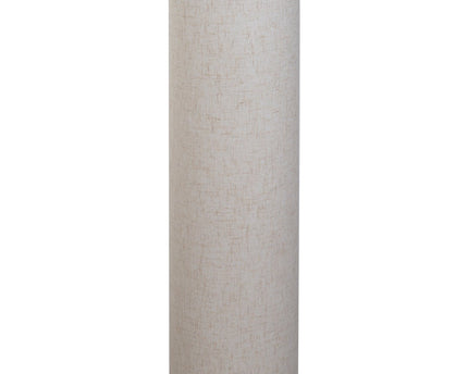 Staande lamp "Beate" Natuur van metaal en een tekstblazer in de natuur, E27 -aansluiting, vloerlamp voor eetkamer, woonkamer, gang of kantoor, ca. 110 cm hoog