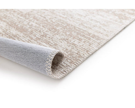 Ontwerptapijt geweven in jute en draden wazig rups