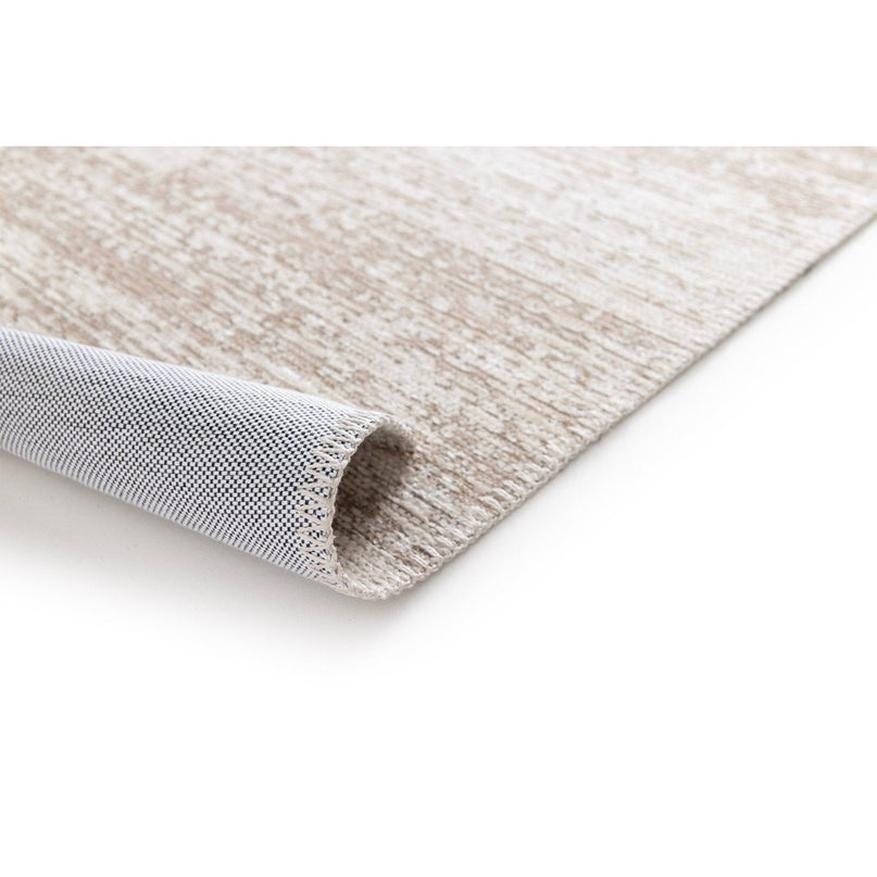 Ontwerptapijt geweven in jute en draden wazig rups