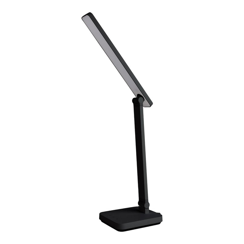 LED -tafellamp "Mover" zwart, metaal en plastic, 38 cm hoog, opladen, dimpelbaar, CCT -kleurwisselaar
