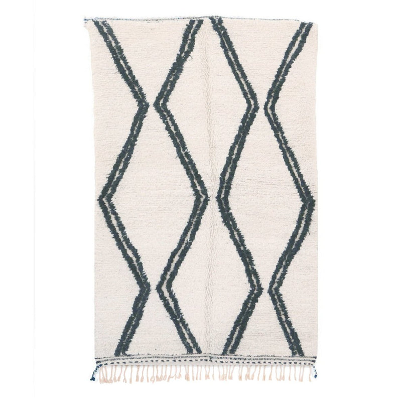 Zuiver wollen Marokkaans Berber-tapijt 151 x 243 cm