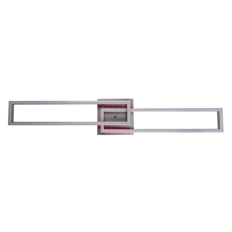 LED CCT-plafondlamp + RGB-backlight "Bantry" met veel functies, 115 cm lang, inclusief afstandsbediening