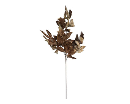Herfstserie brown bladeren | Zijden kunstbloem | Lengte 66cm  1pcs