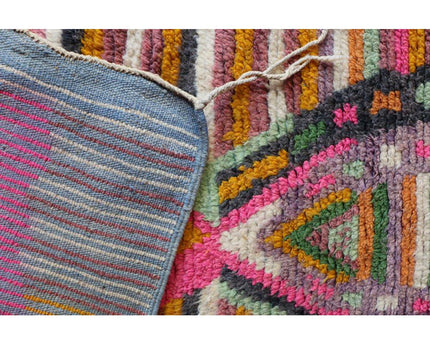 Berber eigentijds wollen gangkleed 72 x 355 cm